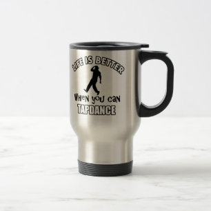 Taza De Viaje Diseños de la danza de golpecito