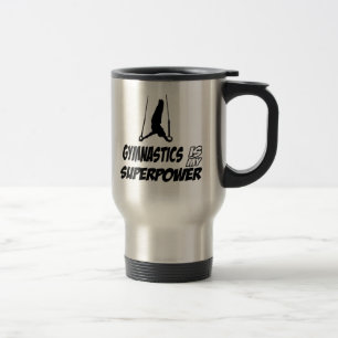 Taza De Viaje Diseños de la gimnasia