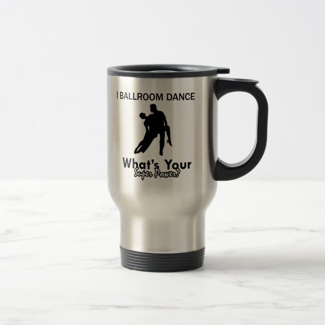 Taza De Viaje Diseños del baile de salón de baile (Derecha)