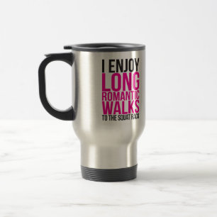 Taza De Viaje Disfruto De Largas Caminatas Románticas Al Rincón 