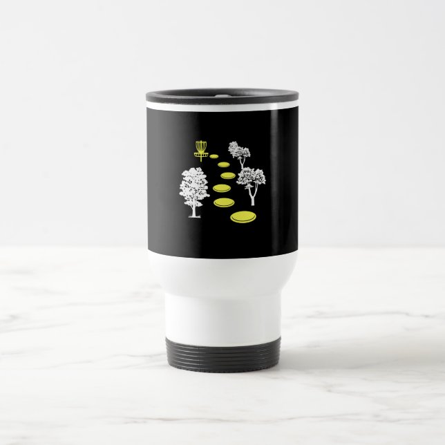 Taza De Viaje Disk Golf Woods Disk Golfer Gift (Centro)