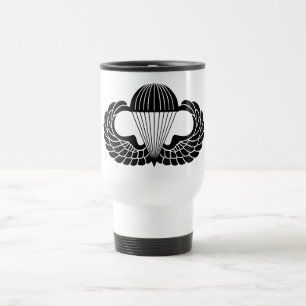 Taza De Viaje Distintivo de paracaidista