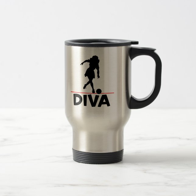 Taza De Viaje Diva de los bolos (Derecha)