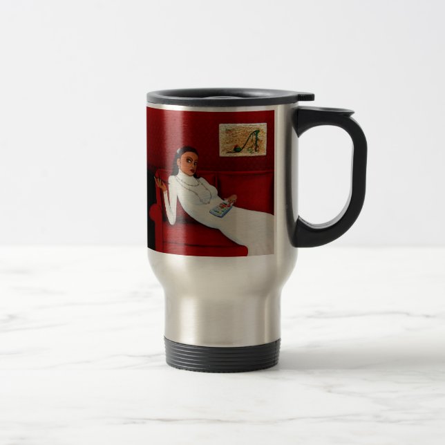 Taza De Viaje "Diva del arte " (Derecha)
