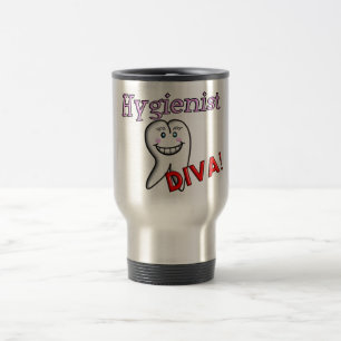 Taza De Viaje ¡DIVA del higienista de los regalos del higienist