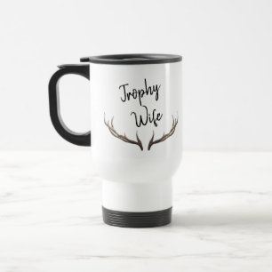 Taza De Viaje Diversión de Trophy Wife Horns