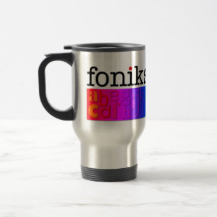 Taza De Viaje diversión del iz de los foniks
