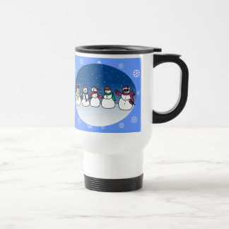 Taza De Viaje Diversión del muñeco de nieve
