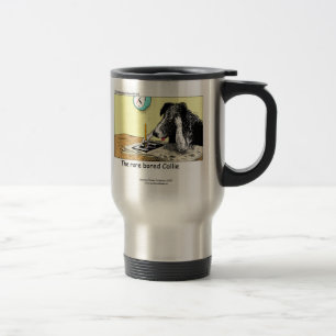 Taza de viaje divertida de Border Collie