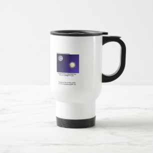 Taza de viaje divertida de dibujos animados de ast