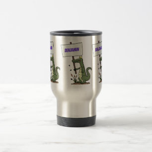 Taza De Viaje Divertido cocodrilo alineador con personalizado de