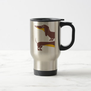 Taza De Viaje Divertido dachshund lindo para padres de perros la