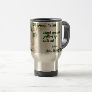 Taza De Viaje Divertido "Gracias por ponernos al día"