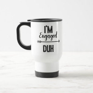 Taza De Viaje Divertido Mug de Duh Engañado - Perfecto para reci