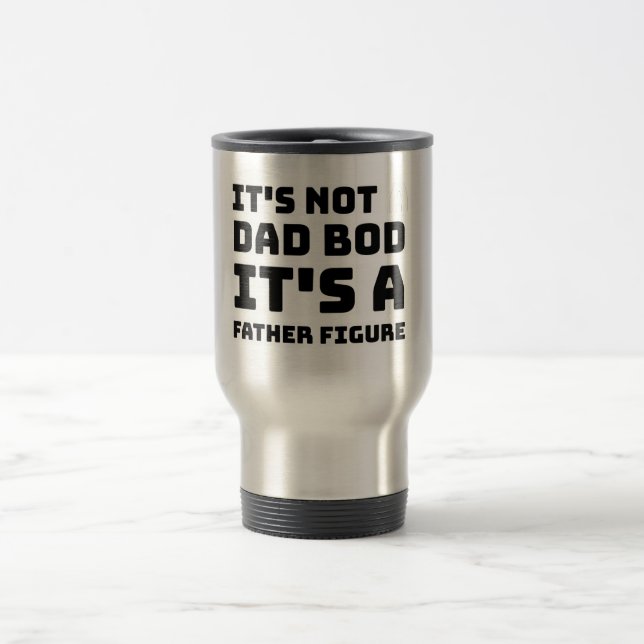 Taza De Viaje Divertido padre diciendo (Centro)