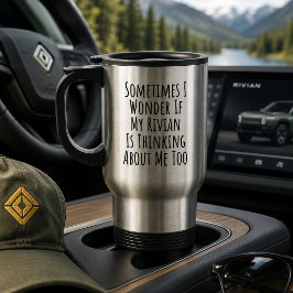 Taza De Viaje Divertido Rivian Auto