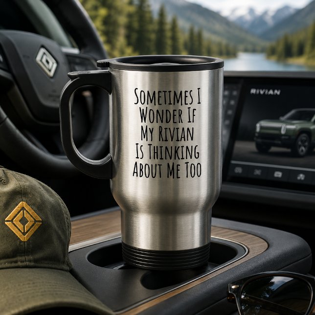 Taza De Viaje Divertido Rivian Auto (Subido por el creador)