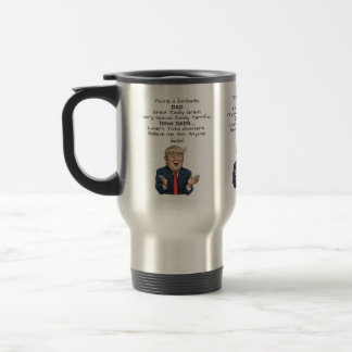 Taza De Viaje Divertido trapo de viaje del Día del Padre de Trum