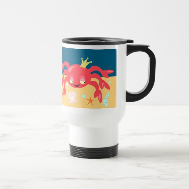 Taza De Viaje Divertido y descarado solo un Personalizado cangre (Derecha)