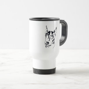 Taza De Viaje Doberman Pinscher Travel Mug
