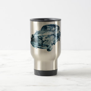 Taza De Viaje doble exposición de lavado de coches