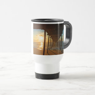 Taza De Viaje Dock at Sunrise