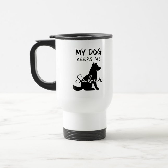 Taza De Viaje Dog Lover Sobriedad (Izquierda)