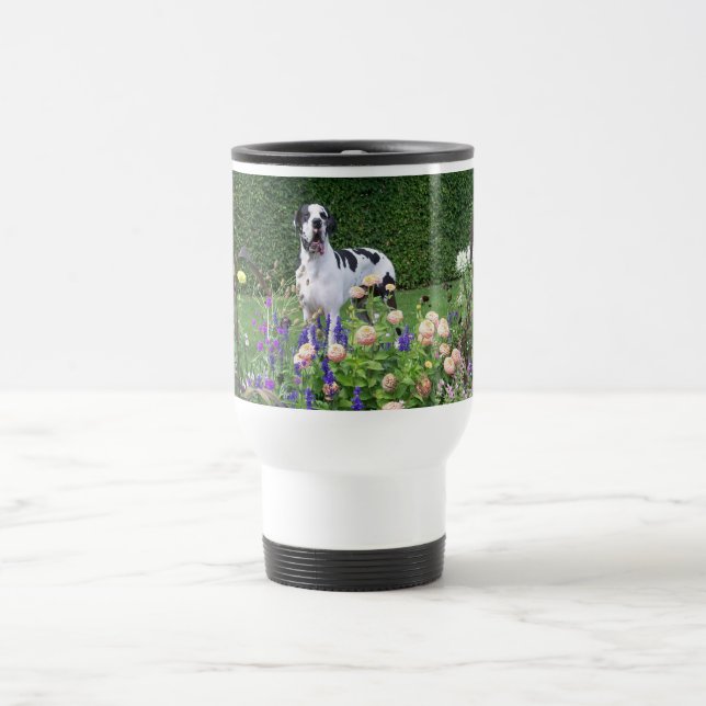 Taza De Viaje Dogge alemán, Great Dane, Perros, Dogue Allemand (Centro)