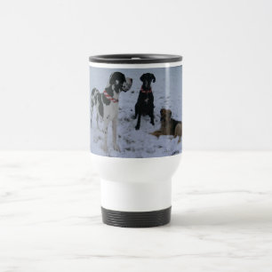 Taza De Viaje Dogge alemán, Great Dane, Perros, las Navidades