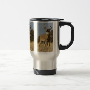 Taza De Viaje Dólar del Whitetail del otoño