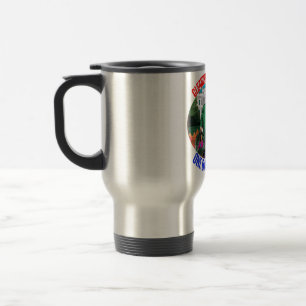 TAZA DE VIAJE DONALD TRUMP LIMPIANDO A ESTADOS UNIDOS UNA BOLSA 