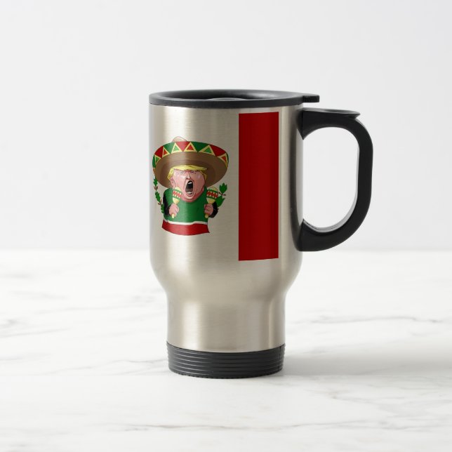 Taza De Viaje donald trump mexicano (Derecha)