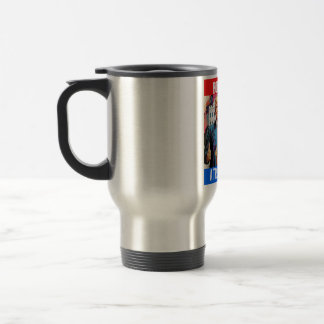 TAZA DE VIAJE DONALD TRUMP - NACIDO PARA SER CHICA DE TRUMP