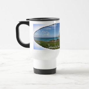 Taza De Viaje Donde me gustaría tomar mi café