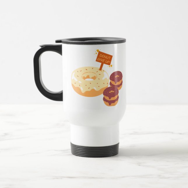 Taza De Viaje Donut Renunciar Al Chocolate Y Al Donut De Chocola (Izquierda)