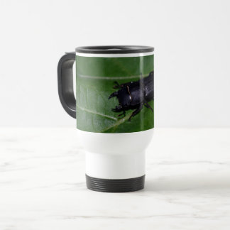 Taza De Viaje Dorcus parallelipipedus , el escarabajo de menor t