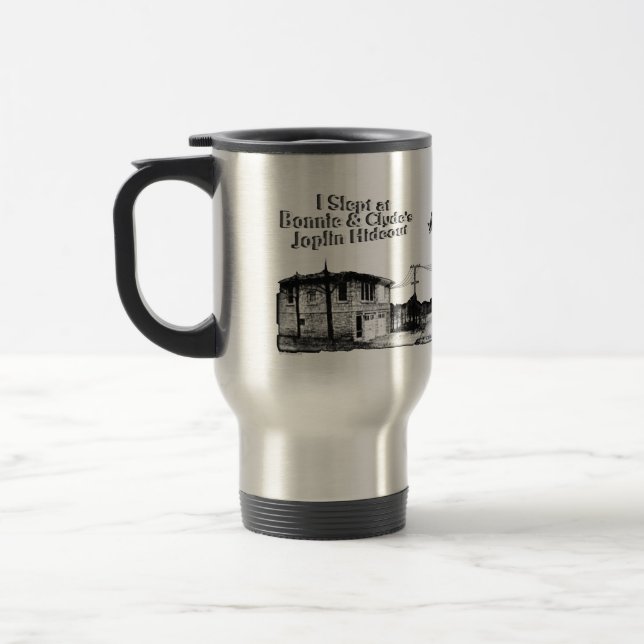 Taza De Viaje Dormí en Bonnie y la guarida de Joplin de Clyde (Izquierda)