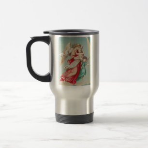 Taza De Viaje Dos ángeles llevan a un niño pequeño