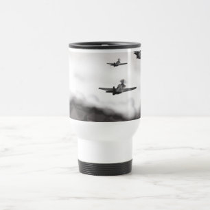 Taza De Viaje Dos aviones de la Guerra Mundial