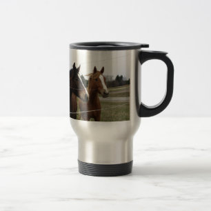 Taza De Viaje Dos Caballos