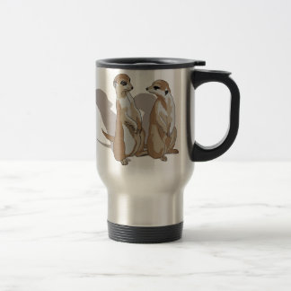Taza De Viaje dos Erdmännchen con sombras