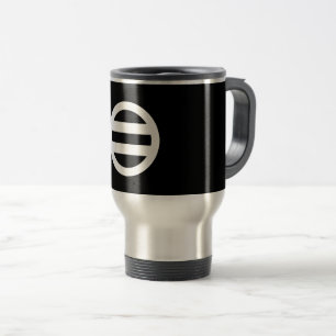 Taza De Viaje Dos líneas, rodeadas