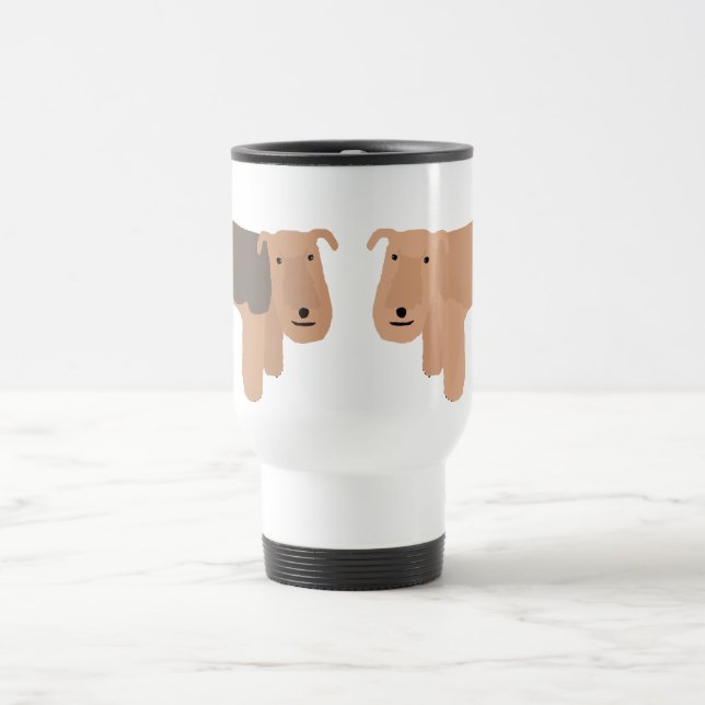 Taza De Viaje Dos terrieres de Lakeland (Centro)