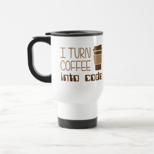 Taza De Viaje Doy vuelta al café en código programado