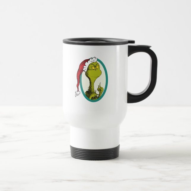 Taza De Viaje Dr. Seuss | El Grinch (Derecha)