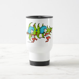 Taza De Viaje Dr. Seuss Grinch Cosa Uno Cosa Navidad