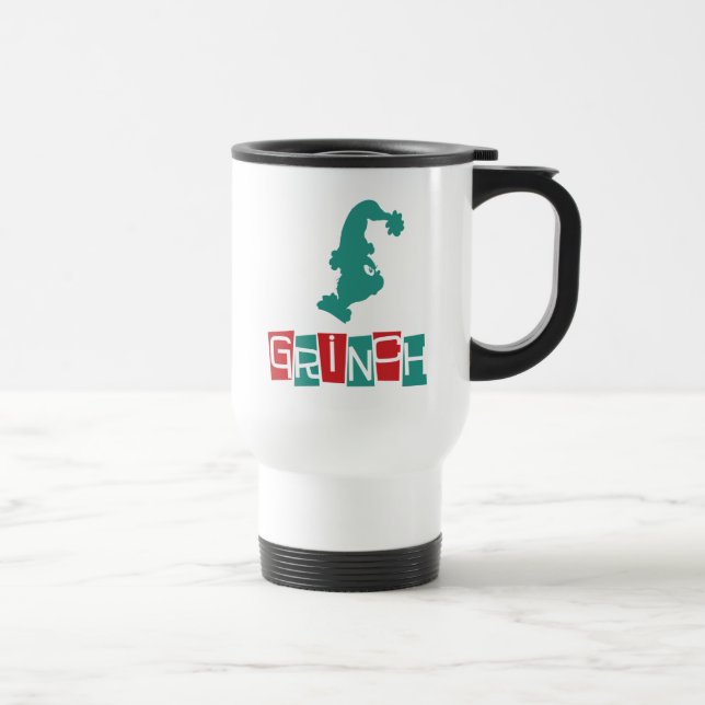 Taza De Viaje Dr. Seuss | Grinch - Rojo & Verde (Derecha)