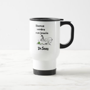 Taza De Viaje Dr. Seuss Huevos Verdes con Jamón en Español