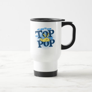 Taza De Viaje Dr. Seuss Nos gusta saltar encima de Pop