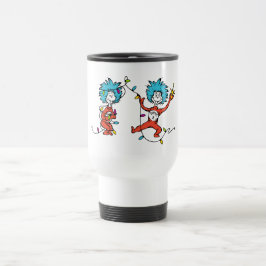 Taza De Viaje Dr. Seuss | The Grinch | Thing 1 & Thing 2 Dancing